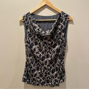 Leopard Sleeveless Blouse